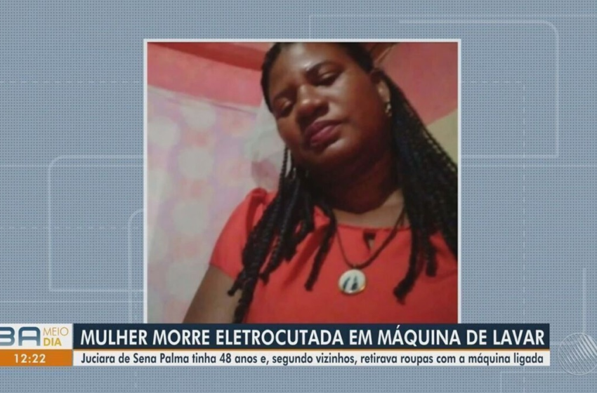  Mulher morre ao receber descarga elétrica enquanto usava máquina de lavar roupas na Bahia – G1