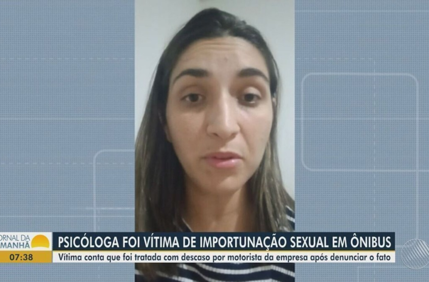  Psicóloga denuncia importunação sexual em ônibus na Bahia; vítima teve que seguir viagem de 23 km com suspeito após agressão – G1