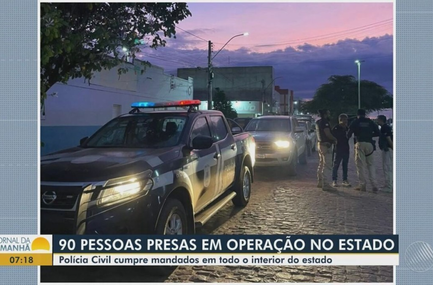  Operação policial no interior da Bahia prende 372 suspeitos nesta quinta-feira; ao menos dois morreram em confrontos – G1