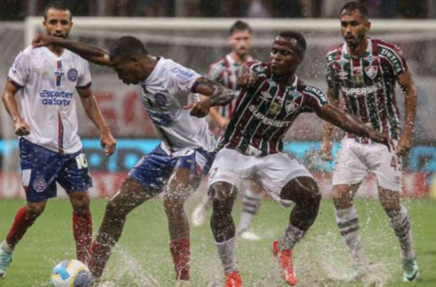  Bahia vence Fluminense de virada em jogo marcado por temporal e paralisação – Terra