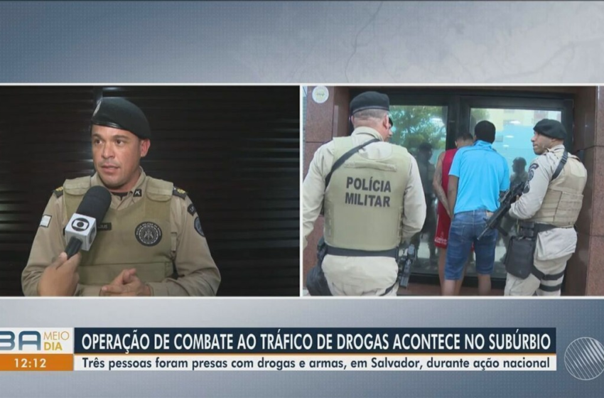  Três são presos suspeitos de tráfico de drogas em Salvador; munições de fuzil foram apreendidas – G1