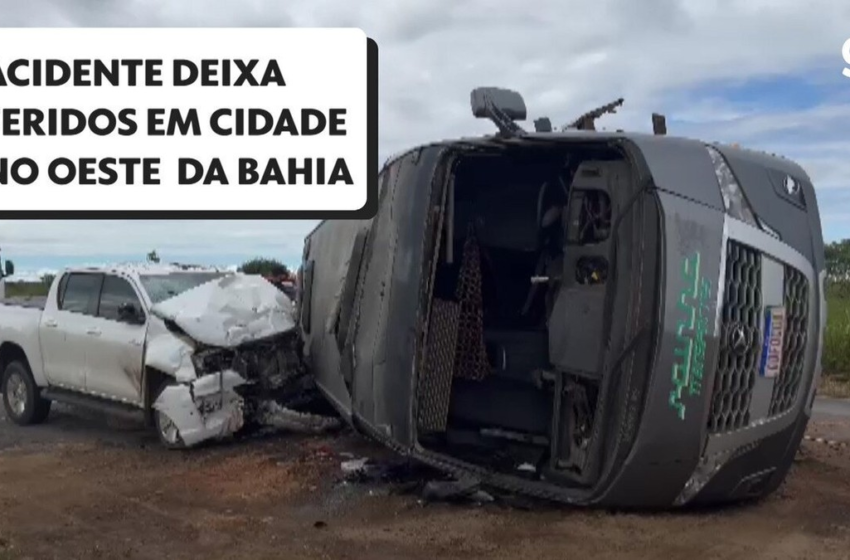  Acidente entre micro-ônibus e caminhonete deixa 20 feridos em rodovia na Bahia – G1
