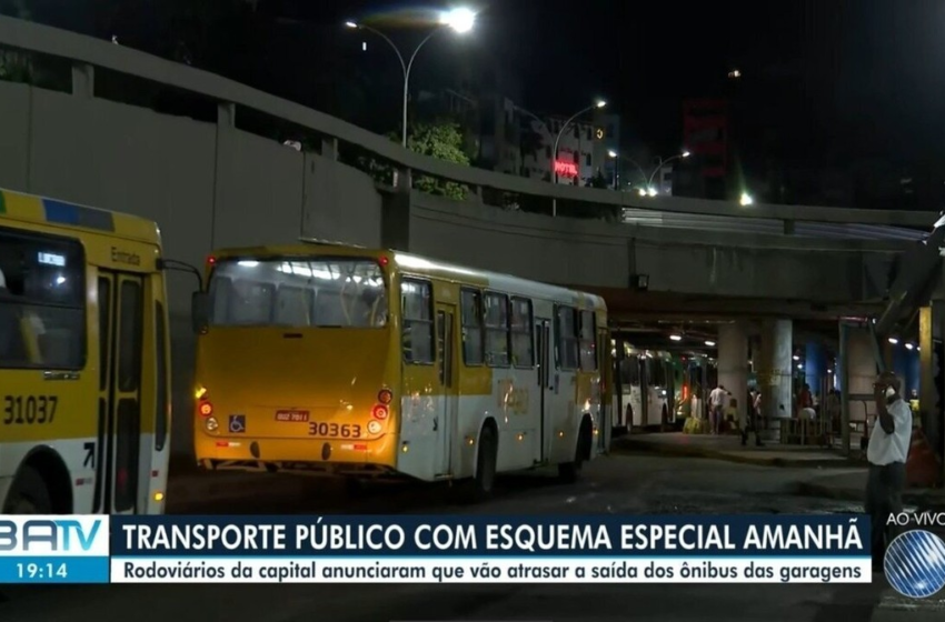  Rodoviários ameaçam retardar saída dos ônibus em Salvador na terça-feira – G1