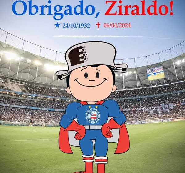  Ziraldo desenhou o Super-Homem, mascote do Bahia – Globo