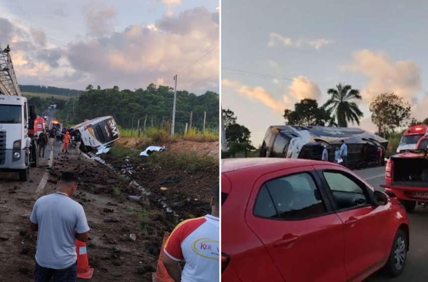  Ônibus com turistas tomba e deixa oito mortos no sul da Bahia – Jornal Correio