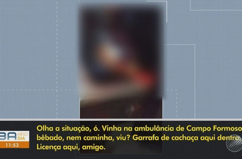  Motoristas de ambulância são demitidos por prefeitura na Bahia após denúncia de embriaguez: 'nem consegue caminhar' – G1