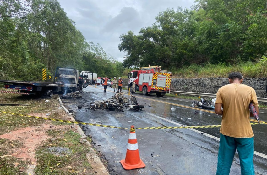  Motociclistas envolvidos em acidente com mortes na BR 101 voltavam do ES para Bahia – A Gazeta ES