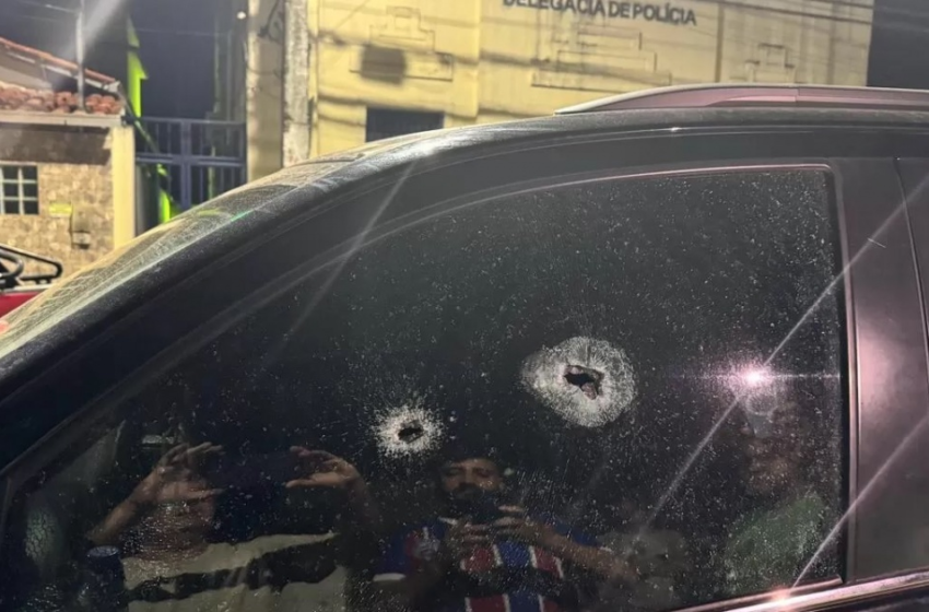  Pré-candidato a prefeito de Esplanada tem carro alvejado por tiros – Bahia Notícias